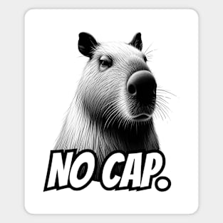 No Cap capybara Magnet